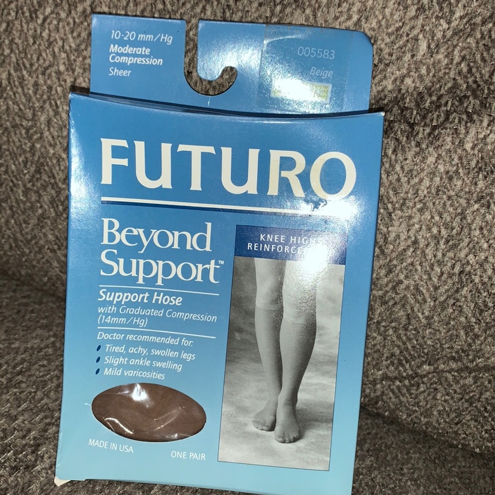 New. Future medium knee high support hose